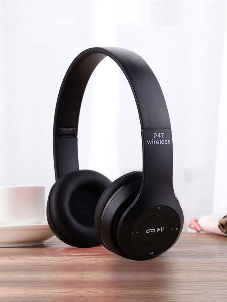 P47 Wireless Bluetooth Headphones Latest 5.0+EDR with Mic Stereo Headset Supports FM Radio / TF Card / AUX Cable