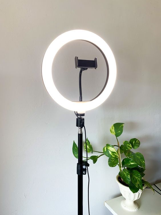 Ring Light (8 Inches) with Stand 2800mAh Rechargeable, LED Circle Selfie Cordless Ringlight with 63" Tripod/Phone Holder/Remote for Makeup Live/Video Recording/Tiktok/YouTube/Podcasting/Vlogging