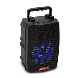 KTS 1338 Bluetooth Wireless Speaker / Support USB - SD Card - MIC / FM Radio / USB Charging / 4 inch Drive Size / Mini & Portable / Very Loud & Clear Sound System Loudspeaker / LED Disco Lighting / High Quality Stereo Bass Rechargeable Speakers