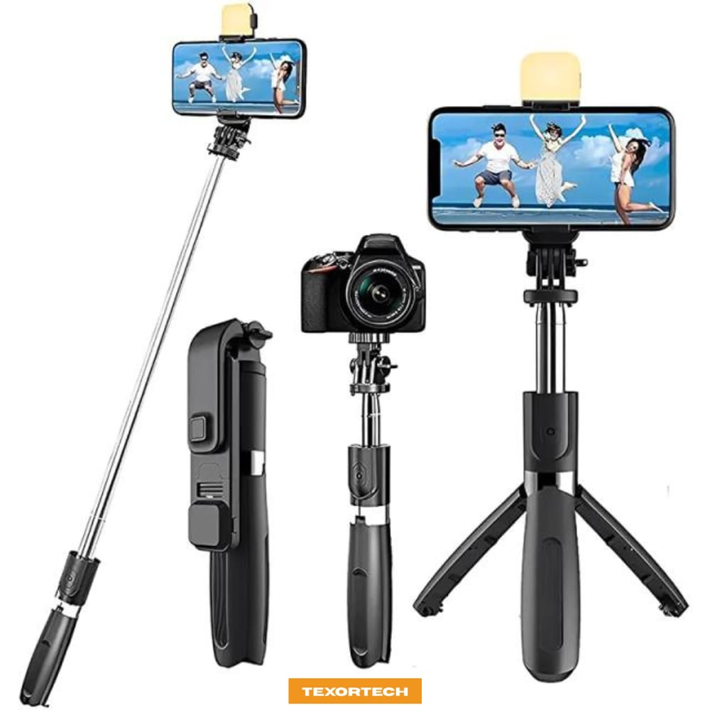 Combines multiple functions in a single device Allows stable hands free photography with the tripod mode