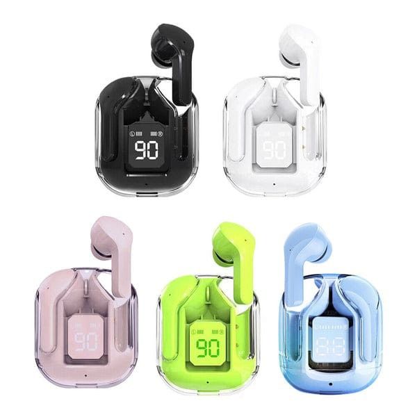 Air 31 True Wireless Stereo Earphone Wireless in-Ear TWS Earbuds Transparent Headphones (Multicolour)